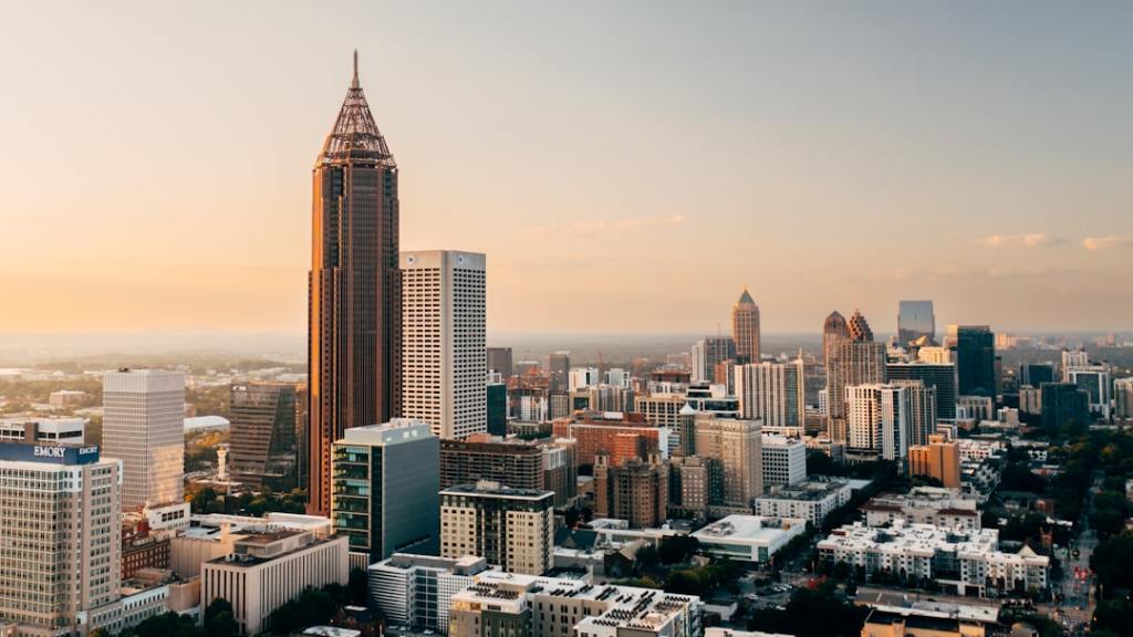 Atlanta, Georgia skyline for Georgia movers